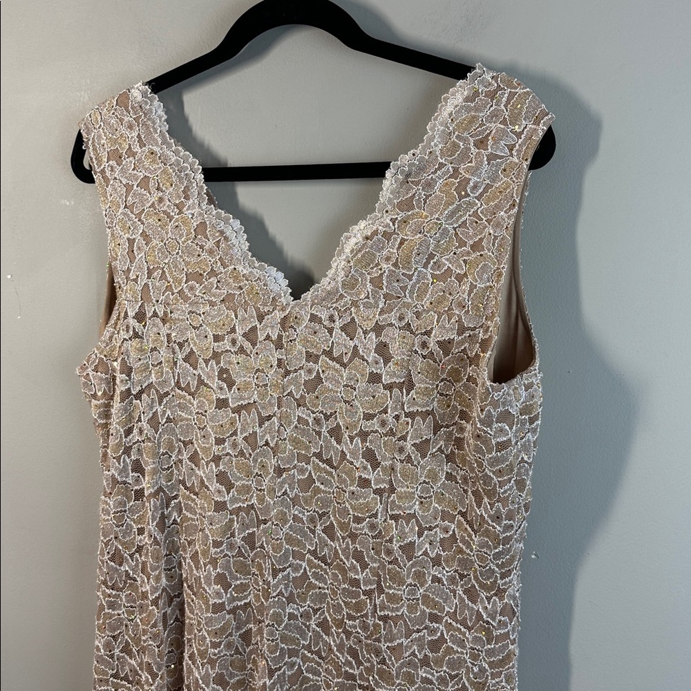 NWT Candalite Lace Dress Size 1X Sparkle Sequin - Picture 12 of 14
